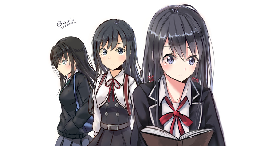 asashio_(kancolle) i.f.s.f idolmaster idolmaster_cinderella_girls kantai_collection shibuya_rin white yahari_ore_no_seishun_love_come_wa_machigatteiru. yukinoshita_yukino