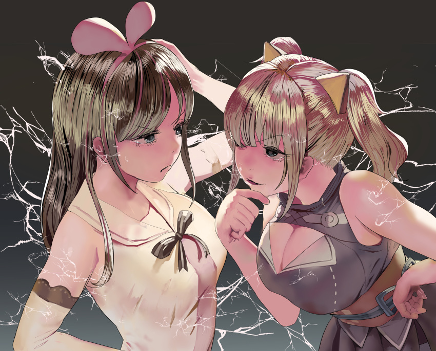 a.i._channel animal_ears kaguya_luna kaguya_luna_(character) kizuna_ai masaki_(celesta) tagme