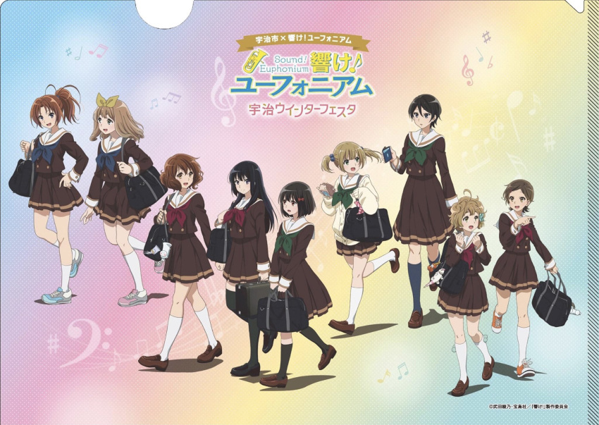 hibike!_euphonium hisaishi_kanade katou_hazuki_(hibike!_euphonium) kawashima_sapphire kousaka_reina nakagawa_natsuki oumae_kumiko seifuku suzuki_mirei suzuki_satsuki tagme yoshikawa_yuuko