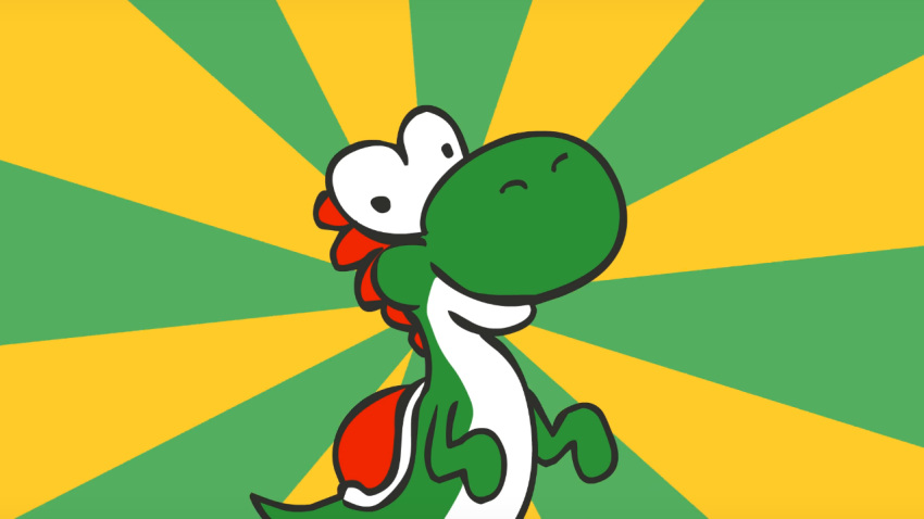 ambiguous_gender dinosaur extinct green_body green_scales green_yoshi mario_bros nintendo prehistoric_species reptile scales scalie solo sr_pelo yoshi