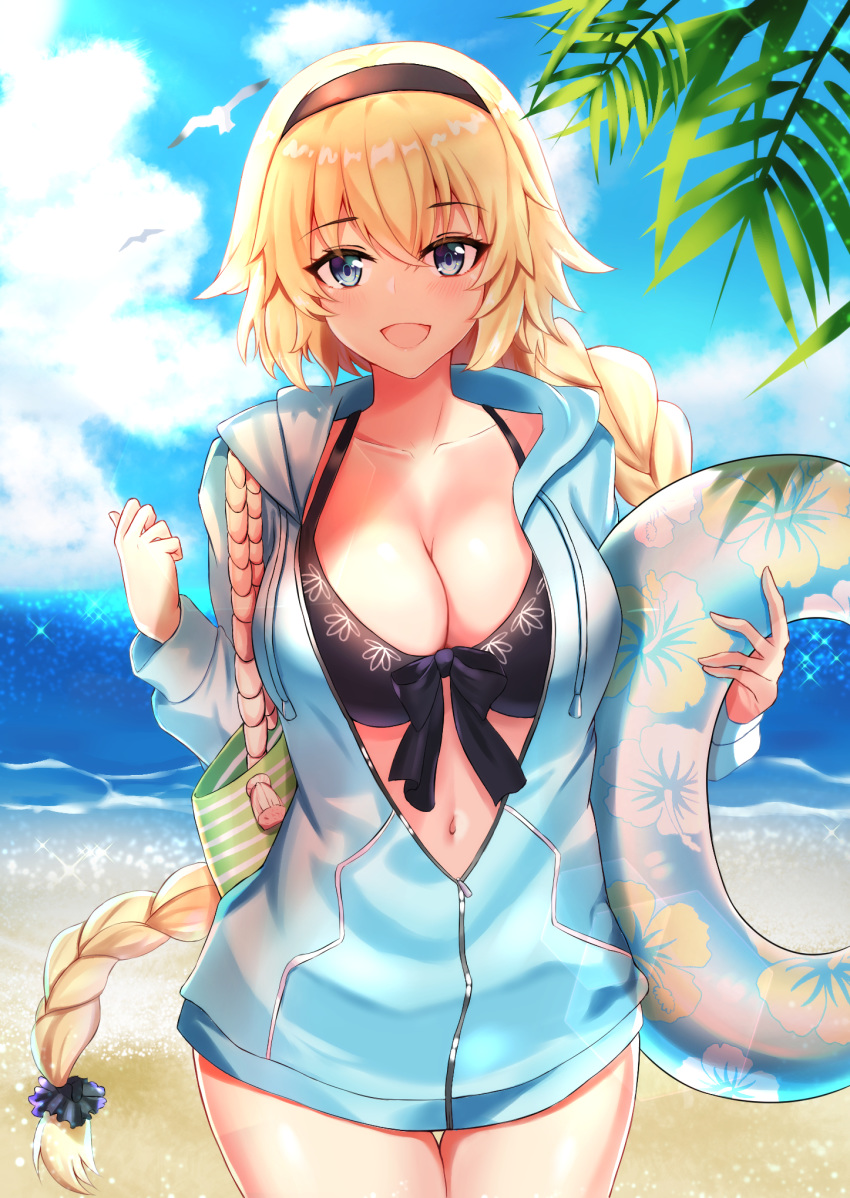 bikini_top fate/grand_order jeanne_d'arc ltsum swimsuits