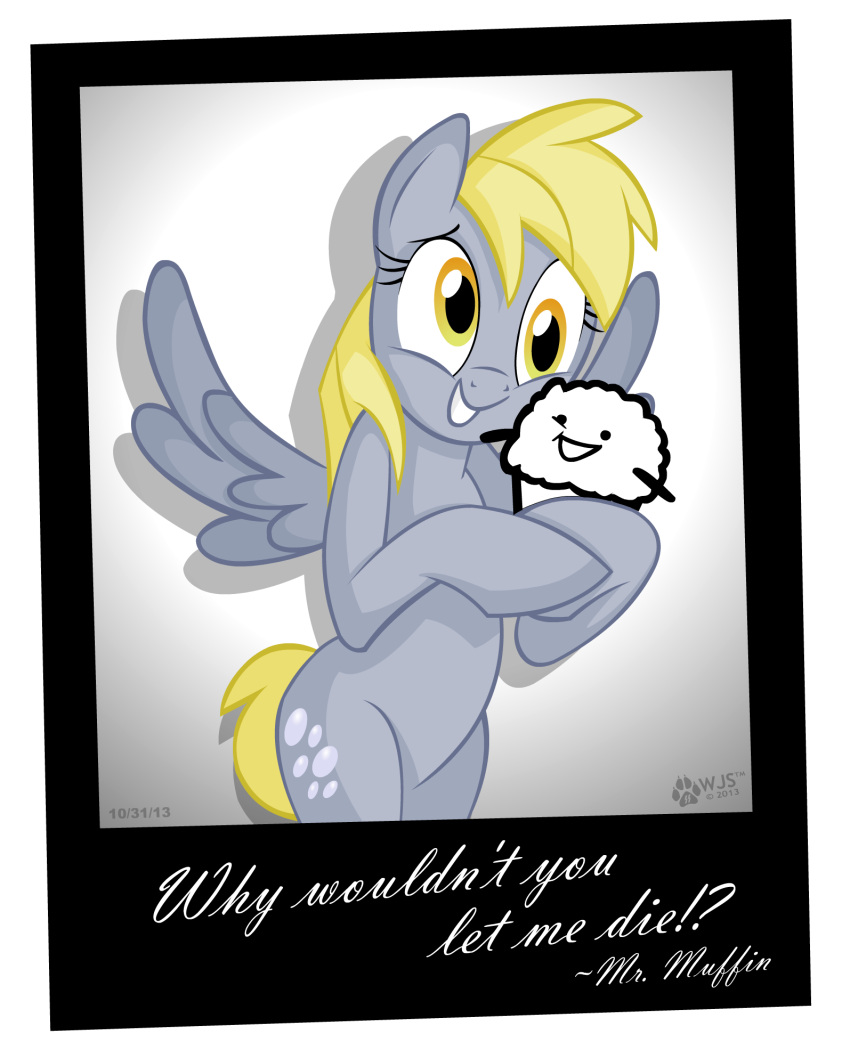 2013 alpha_channel asdfmovie cuddling derpy_hooves duo equid equine feathered_wings feathers female feral food friendship_is_magic grey_body grey_feathers hasbro hi_res mammal muffin my_little_pony mythological_creature mythological_equine mythology pegasus photo simple_background size_difference smile solo_focus text what wings wolfjedisamuel yellow_eyes