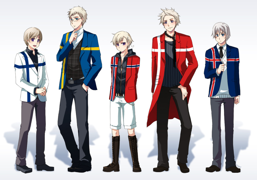 axis_powers_hetalia denmark_(hetalia) finland_(hetalia) iceland_(hetalia) norway_(hetalia) sweden_(hetalia)