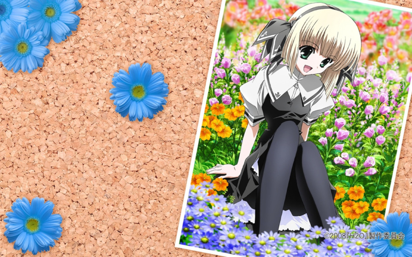 artist_request corkboard flower h2o_footprints_in_the_sand otoha pantyhose school_uniform solo wallpaper