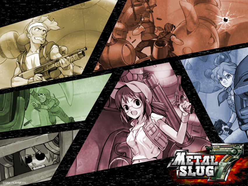 clark clark_still eri everyone fio fio_germi highres kasamoto_eri marco marco_rossi metal_slug ralf ralf_jones tarma tarma_roving wallpaper