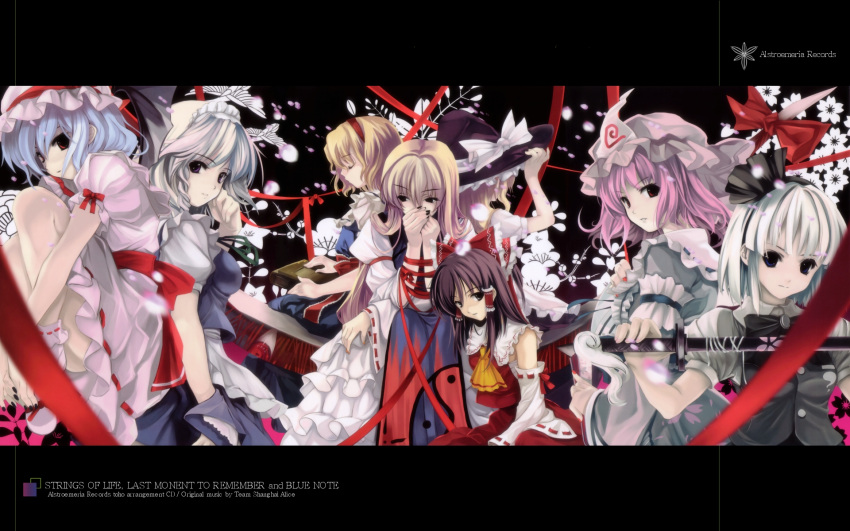 alice_margatroid cradle hakurei_reimu izayoi_sakuya kirisame_marisa konpaku_youmu remilia_scarlet saigyouji_yuyuko touhou yakumo_yukari