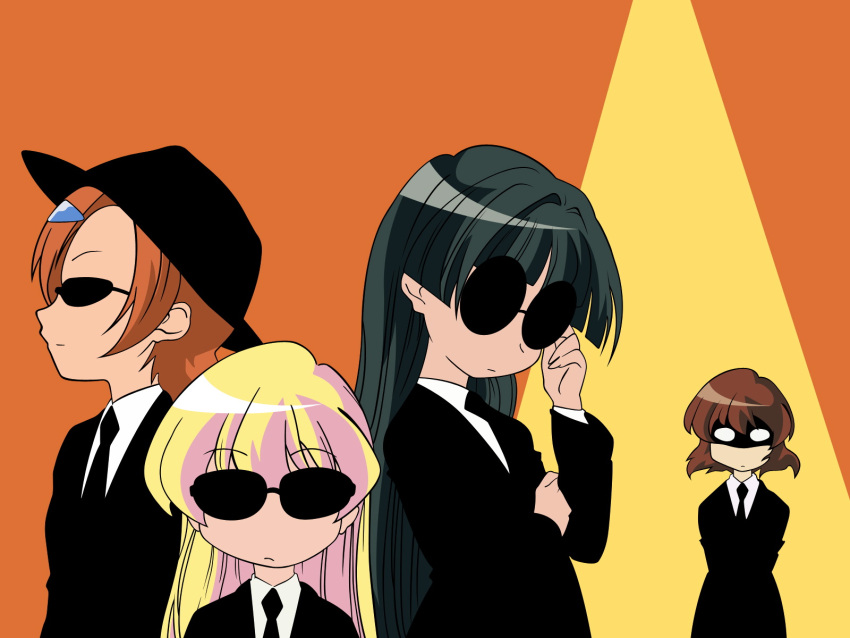 ichijou pani_poni_dash rebecca_miyamoto sunglasses tachibana_rei uehara_miyako