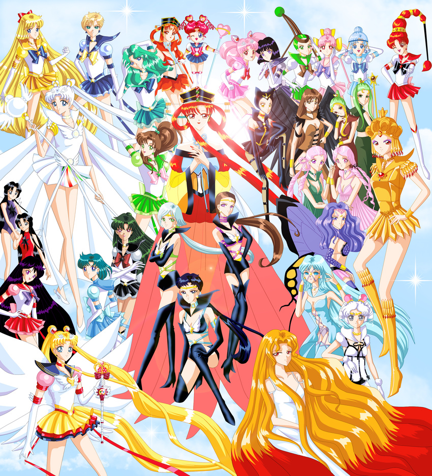 6+girls absolutely_everyone absurdres aino_minako bishoujo_senshi_sailor_moon bishoujo_senshi_sailor_moon_s bishoujo_senshi_sailor_moon_sailor_stars bishoujo_senshi_sailor_moon_supers boots cerecere cerecere_(sailor_moon) chibi_chibi chibi_usa eternal_sailor_moon everyone galaxia high_heel_boots high_heels highres hino_rei junjun junjun_(sailor_moon) kaiou_michiru kino_makoto meiou_setsuna mizuno_ami multiple_girls pallapalla pallapalla_(sailor_moon) parapara princess_kakyuu sailor_aluminum_seiren sailor_aluminum_siren sailor_ceres sailor_chi sailor_cosmos sailor_deimos sailor_galaxia sailor_heavy_metal_papillon sailor_iron_mouse sailor_juno sailor_jupiter sailor_kakyuu sailor_lead_crow sailor_lethe sailor_mars sailor_mercury sailor_mnemosyne sailor_moon sailor_neptune sailor_pallas sailor_phi sailor_phobos sailor_pluto sailor_saturn sailor_star_fighter sailor_star_healer sailor_star_maker sailor_tin_nyanko sailor_uranus sailor_venus sailor_vesta ten'ou_haruka tomoe_hotaru tsukino_usagi vesves vesves_(sailor_moon)