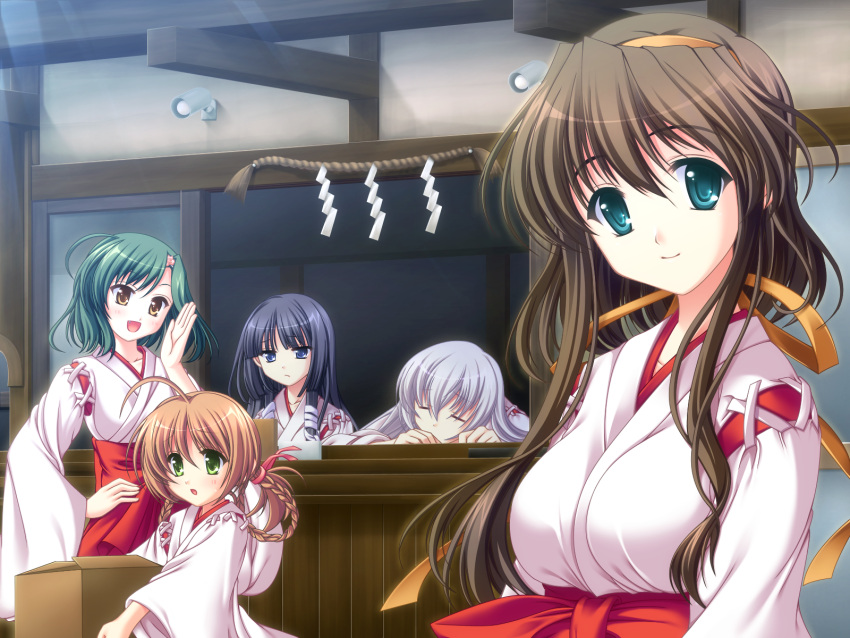 game_cg ginko iwanaga_shouko kasuga_iroha minagami_sakuya odawara_hakone tasogare_no_sinsemilla