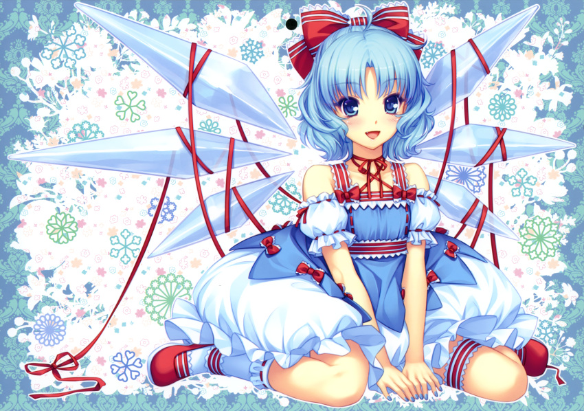 cirno garter neko_works sayori touhou