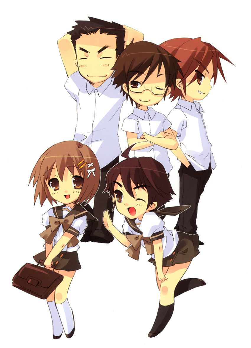 chibi ike_hayato ito_noizi megane ogata_matake satou_keisaku scanning_resolution screening seifuku shakugan_no_shana tanaka_eita yoshida_kazumi