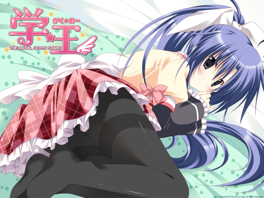 gakuou korie_riko lump_of_sugar pantyhose wallpaper