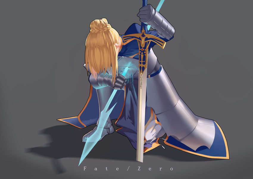 dress fate/stay_night fate/zero saber sword takamitsu-kun