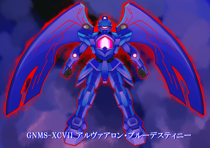 blue_destiny_01 character_request fusion gundam gundam_00 gundam_side_story:_the_blue_destiny mecha spider-ma wings