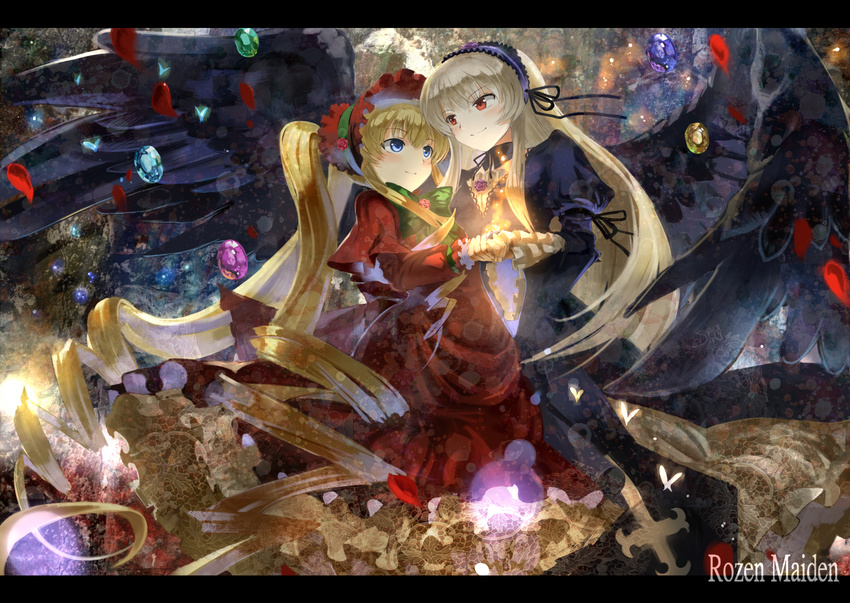 asuka_(moto) gothic_lolita lolita_fashion rozen_maiden shinku suigintou wings