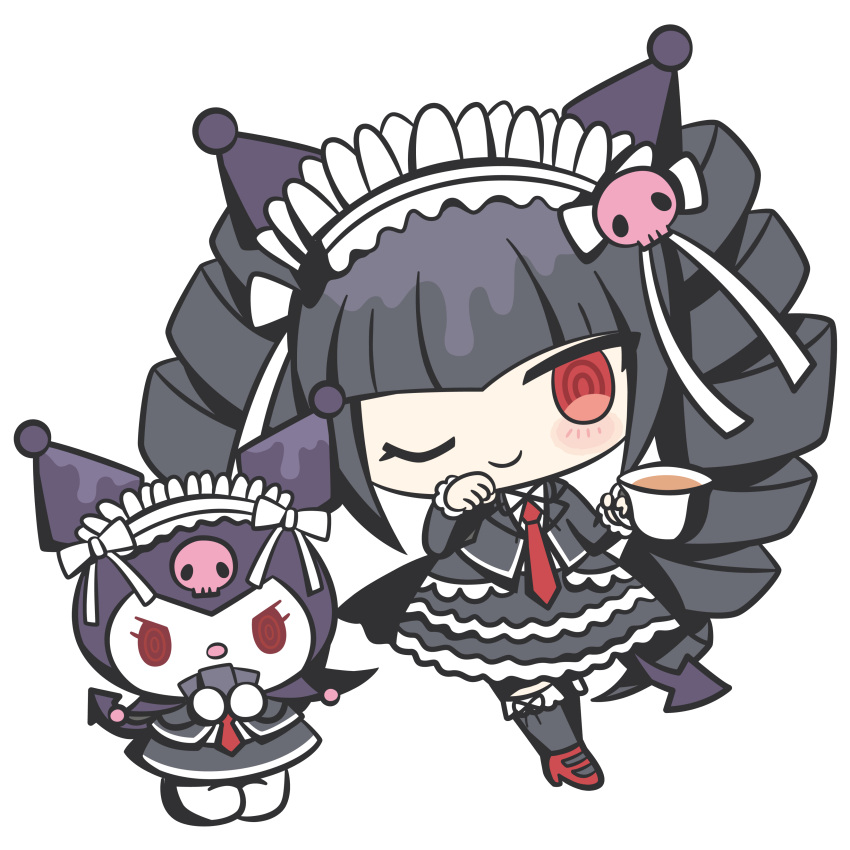 1:1 2021 absurd_res alpha_channel alternative_fashion angry anthro barefoot beverage big_eyes big_hair big_head black_ears black_hair black_tail blush bone card celestia_ludenberg chibi clothed clothing container cosplay cosplay_lolita crossover cup danganronpa danganronpa:_trigger_happy_havoc demon detailed dress duo eyelashes feet female fist footwear glistening glistening_eyes goth gothic_lolita hair happy hat head_tilt headgear headwear hello_kitty_(series) hi_res high_heels holding_beverage holding_card holding_object human j-fashion kuromi laced_clothing lagomorph legwear leporid lolita_(fashion) long_ears long_hair long_tail looking_at_viewer maid_headdress mammal multicolored_hair necktie noseless o_o official_art one_eye_closed onegai_my_melody pink_nose pose purple_hair rabbit raised_arm red_eyes ribbons round_ears round_head sanrio shadow shoes simple_background simple_eyes size_difference skull smile smiling_at_viewer spade_tail spike_chunsoft standing stockings style_emulation tail tan_body tan_skin tea toony transparent_background twintails two_tone_hair uniform unknown_artist victorian_goth white_body wide_eyed