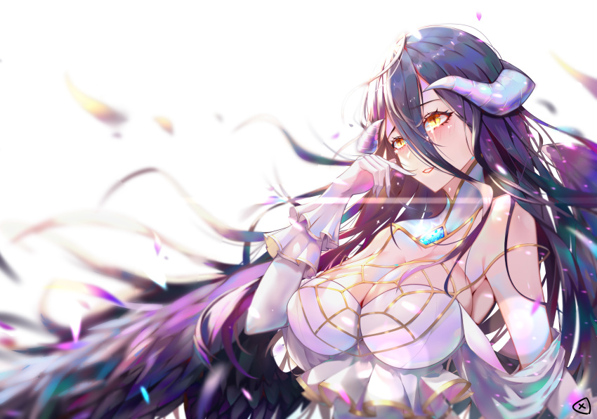 albedo_(overlord) horns overlord wings xianyujun_sam