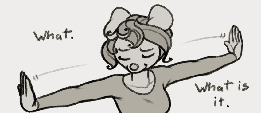 2023 anthro arms_outstretched closed_eyes dialogue english_text female greyscale maisie_whisk mammal monochrome mouse murid murine offscreen_character rodent smile solo text wick_(artist)