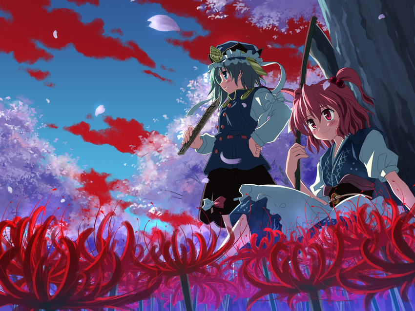 higanbana onozuka_komachi shikieiki_yamaxanadu spider_lilly studio_s.d.t. touhou yuuki_tatsuya