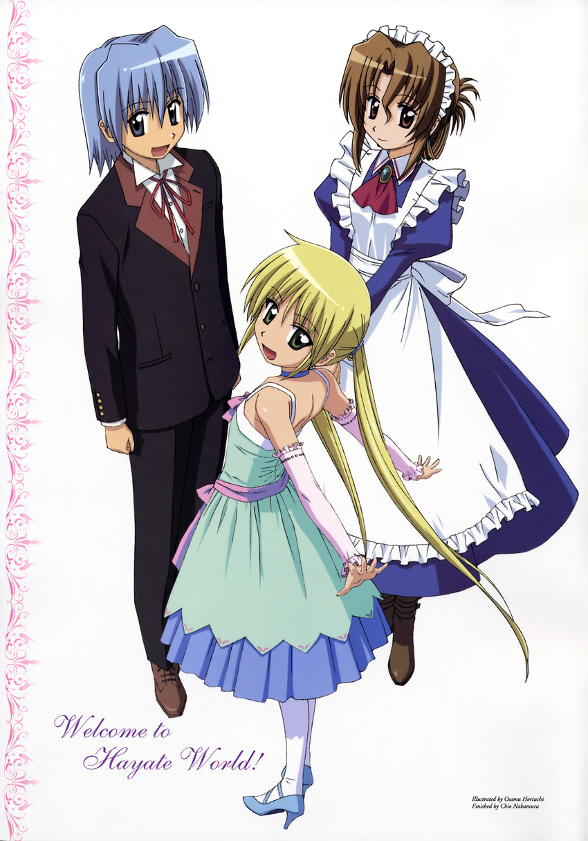 ayasaki_hayate dress hayate_no_gotoku horiuchi_osamu maid maria sanzenin_nagi