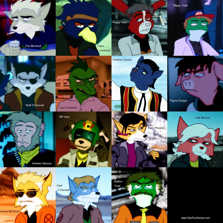 1:1 a_fox_in_space amphibian andrew_oikonny anthro avian beltino_toad bill_grey bird blue_body blue_feathers cael_o'donnell canid canine canis chameleon domestic_cat domestic_pig english_text falco_lombardi fan_character fara_phoenix feathers felid feline felis female fox fox_mccloud fredryk_phox frog group haplorhine hare hi_res james_mccloud japanese_macaque katt_monroe lagomorph leon_powalski leporid lizard macaque male mammal melanistic monkey nintendo old_world_monkey panther_caroso pantherine peppy_hare pigma_dengar primate reptile scalie slippy_toad star_fox suid suina sus_(pig) text toad_(frog) wolf wolf_o'donnell