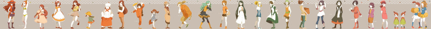 6+girls absurdres ace_trainer_(pokemon) apron arms_up backpacker_(pokemon) bad_id bad_pixiv_id bag baker_(pokemon) battle_girl_(pokemon) belt bike_shorts bikini black_hair black_skirt blonde_hair blue_hair book brown_hair cheerleader colored_skin cyclist_(pokemon) everyone flower glasses grey_hair hair_flower hair_ornament hat helmet highres holding holding_book kindergarten_teacher lady_(pokemon) lass_(pokemon) long_skirt madame_(pokemon) maid_(pokemon) medium_skirt miniskirt multiple_girls nurse_(pokemon) nursery_aide_(pokemon) o-ishi office_lady office_worker_(pokemon) orange_skirt pantyhose parasol_lady_(pokemon) pencil_skirt pink_skirt pleated_skirt poke_fan_(pokemon) pokemon pokemon_breeder_(pokemon) pokemon_bw pokemon_ranger_(pokemon) preschooler_(pokemon) psychic_(pokemon) scarf school_bag school_hat school_kid_(pokemon) school_uniform scientist_(pokemon) siblings simple_background skirt smasher_(pokemon) standing striped_clothes striped_skirt sun_hat swimmer_(pokemon) swimsuit translated twins_(pokemon) veteran_(pokemon) waitress waitress_(pokemon) white_skin white_skirt wide_image