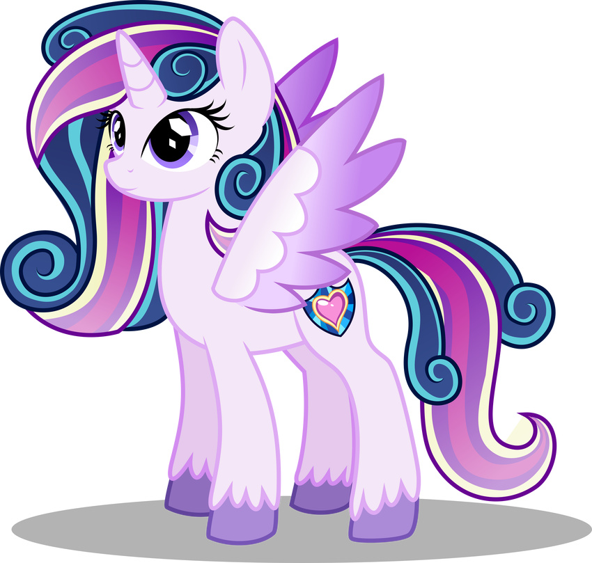 2015 9de-light6 absurd_res alicorn alpha_channel cutie_mark equid equine feathered_wings feathers female feral fur hair hasbro hi_res horn mammal multicolored_hair my_little_pony mythological_creature mythological_equine mythology pink_body pink_fur princess_skyla_(mlp) purple_body purple_eyes purple_feathers simple_background solo spread_wings transparent_background wings