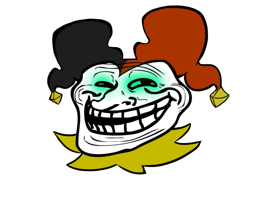 absurd_res clown desmontable hi_res humor jester league_of_legends meme riot_games shaco tencent troll_(mythology) trollface