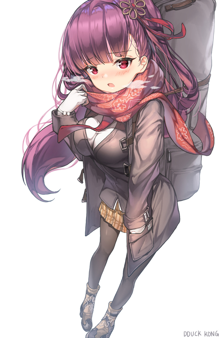 girls_frontline lee_seok_ho pantyhose seifuku wa2000_(girls_frontline)