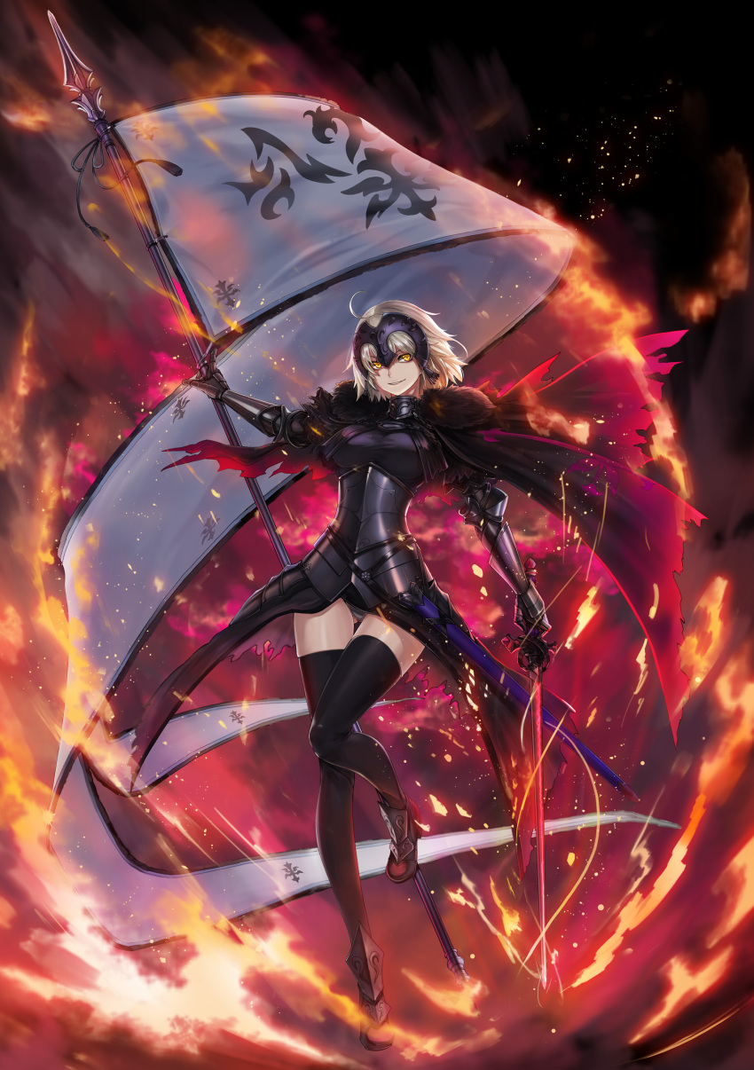 absurdres bangs fate/grand_order fate_(series) female highres jeanne_d'arc_(alter)_(fate) jeanne_d'arc_(fate)_(all) mhg_(hellma)