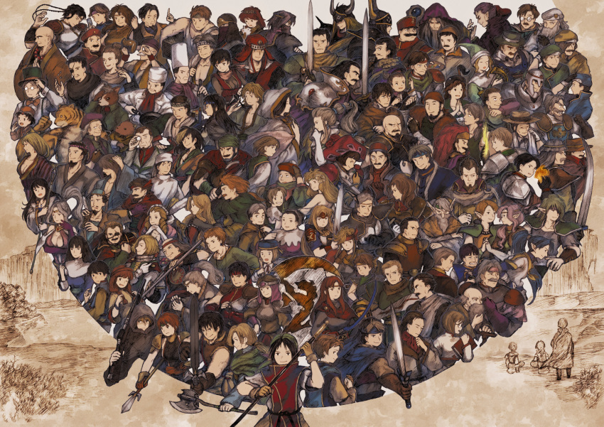 6+boys 6+girls ;d absolutely_everyone adjusting_eyewear ain_gide alen_(suikoden) animal anji_(suikoden) annotated antonio_(suikoden) apple_(suikoden) arm_wrap armor assault_rifle axe back back-to-back bag bald bandana barbarossa_rugner bare_shoulders bead_necklace beads beard beret between_fingers black_(suikoden) black_eyes black_hair blackman_(suikoden) blonde_hair blue_eyes blue_hair blue_hat blunt_bangs bob_cut book bow_(weapon) box bracelet braid breast_hold breasts brother_and_sister brown_eyes brown_hair camille_(suikoden) canine cape carrying carrying_over_shoulder carrying_under_arm chandler_(suikoden) chapman_(suikoden) chef chef_hat circlet cleavage clenched_hand cleo_(suikoden) clive_(suikoden) cloak closed_eyes closed_mouth coat collared_shirt commentary_request cooking couple covered_mouth crossed_arms crowley_(suikoden) dice dragon_wings dress dwarf_elder_(suikoden) earrings eikei_(suikoden) eileen_(suikoden) elbow_gloves elf elf_elder_(suikoden) esmeralda_(suikoden) everyone eye_contact eyepatch facial_hair fake_horns family father_and_daughter father_and_son feline fingerless_gloves fire flik_(suikoden) flower flower_over_mouth forehead_protector frown frying_pan fu_su_lu fukien_(suikoden) fuma_(suikoden) futch_(suikoden) gaspar_(suikoden) gauntlets gen_(suikoden) gensou_suikoden gensou_suikoden_i georg_prime georges_(suikoden) giovanni_(suikoden) glasses gloves goatee grady_(suikoden) green_hat gremio_(suikoden) grenseal_(suikoden) grey_hair griffith_(suikoden) grin gun hachimaki hair_between_eyes hair_bun hair_flower hair_ornament hair_over_shoulder hair_slicked_back hairband halterneck hand_on_headwear hand_on_own_chest hand_on_own_head hands_on_own_chest hanzo_(suikoden) harp hat hat_tip head_wings headband headdress hellion_(suikoden) helmet high_ponytail highres hix_(suikoden) holding holding_book holding_flower holding_hands holding_instrument holding_staff holding_sword holding_weapon hood hood_up hooded_cloak horned_helmet horns hugo_(suikoden_i) humphrey_mintz index_finger_raised instrument interlocked_fingers ivanov_(suikoden) jabba_(suikoden) japanese_clothes jeane_(suikoden) jester_cap jewelry joshua_levenheit juppo_(suikoden) kage_(suikoden) kai_(suikoden) kamandol_(suikoden) kanaan_(suikoden) kanak_(suikoden) kasim_hazil kasios_(suikoden) kasumi_(suikoden) kessler_(suikoden) kilawher_schulen kimberley_(suikoden) kimono kirke_(suikoden) kirkis_(suikoden) kraze_miles kreutz_(suikoden) krin_(suikoden) kun_to kuromimi_(suikoden) kwanda_rosman ledon_(suikoden) leknaat leon_silverberg leonardo_(suikoden) lepant_(suikoden) lester_(suikoden) liukan_(suikoden) lolicon long_hair long_sleeves looking_at_another looking_at_viewer looking_away lorelai_(suikoden) lotte_(suikoden) low_ponytail luc_(suikoden) maas_(suikoden) mace_(suikoden) maeka_(kumaekake) magic marco_(suikoden) marie_(suikoden) mask mathiu_silverberg maxmillian_(suikoden) medium_breasts meese_(suikoden) meg_(suikoden) melodye_(suikoden) milia_(suikoden) milich_oppenheimer mina_(suikoden) monocle moose_(suikoden) morgan_(suikoden) mose_(suikoden) moustache mouth_hold multi-tied_hair multicolored_hair multiple_boys multiple_girls muscular muscular_male music necklace neclord_(suikoden) nejiri_hachimaki ninja odessa_silverberg one-eyed one_eye_closed one_eye_covered onil_(suikoden) opaque_glasses open_mouth orange_hair orange_hat outstretched_arm over_shoulder overalls own_hands_together pahn_(suikoden) palette_(object) pauldrons pectorals pesmerga_(suikoden) photoshop_(medium) playing_instrument pointing pointing_at_self pointing_up pointy_ears pointy_nose polearm ponytail prayer_beads profile purple_gloves purple_hair qlon_(suikoden) quincy_(suikoden) red_flower red_hair red_hat red_rose remembering revision rifle ringlets rock_(suikoden) ronnie_bell rose round_eyewear rubi_(suikoden) sanchez_(suikoden) sancho_(suikoden) sansuke_(suikoden) sarah_(suikoden_i) sash scar scar_across_eye scar_on_face scarf scratching_head sergei_(suikoden) sheena_(suikoden) shirt short_hair shoulder_armor siblings sideways_glance single_hair_bun single_horn sisters skin_tight sleeveless small_breasts smile smirk sonya_schulen spear spikes staff stallion_(suikoden) star_dragon_sword straight straw_hat sword sydonia_(suikoden) sylvina_(suikoden) tabard taggart_(suikoden) tai_ho tank_top ted_(suikoden) templeton_(suikoden) tengaar_(suikoden) teo_mcdohl tesla_(suikoden) tiger tir_mcdohl top_hat topknot tossing towel towel_around_neck turtleneck twin_braids twintails two-tone_hair uncle_and_nephew uncle_and_niece undershirt unsheathed urn v valeria_(suikoden) varkas_(suikoden) veil vest viki_(suikoden) viktor_(suikoden) vincent_de_boule warren_(suikoden) weapon weapon_over_shoulder white_gloves white_hair white_hat white_shirt wide_sleeves window_(suikoden) windy_(suikoden) wings wrist_cuffs yam_koo yellow_hat yuber_(suikoden) zen_(suikoden) zorak_(suikoden)