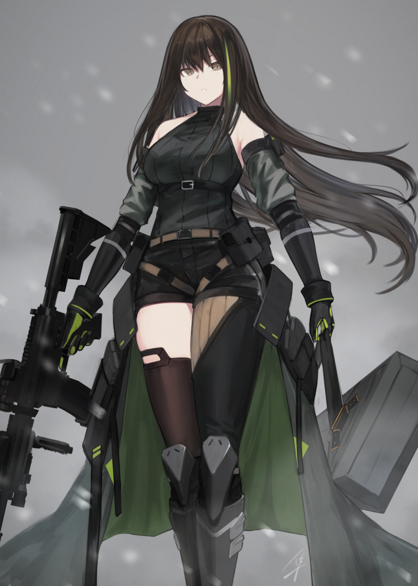 girls_frontline gun hayabusa tagme thighhighs