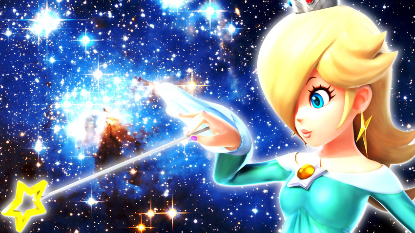 mario_bros. nintendo rosalina wallpaper weapon