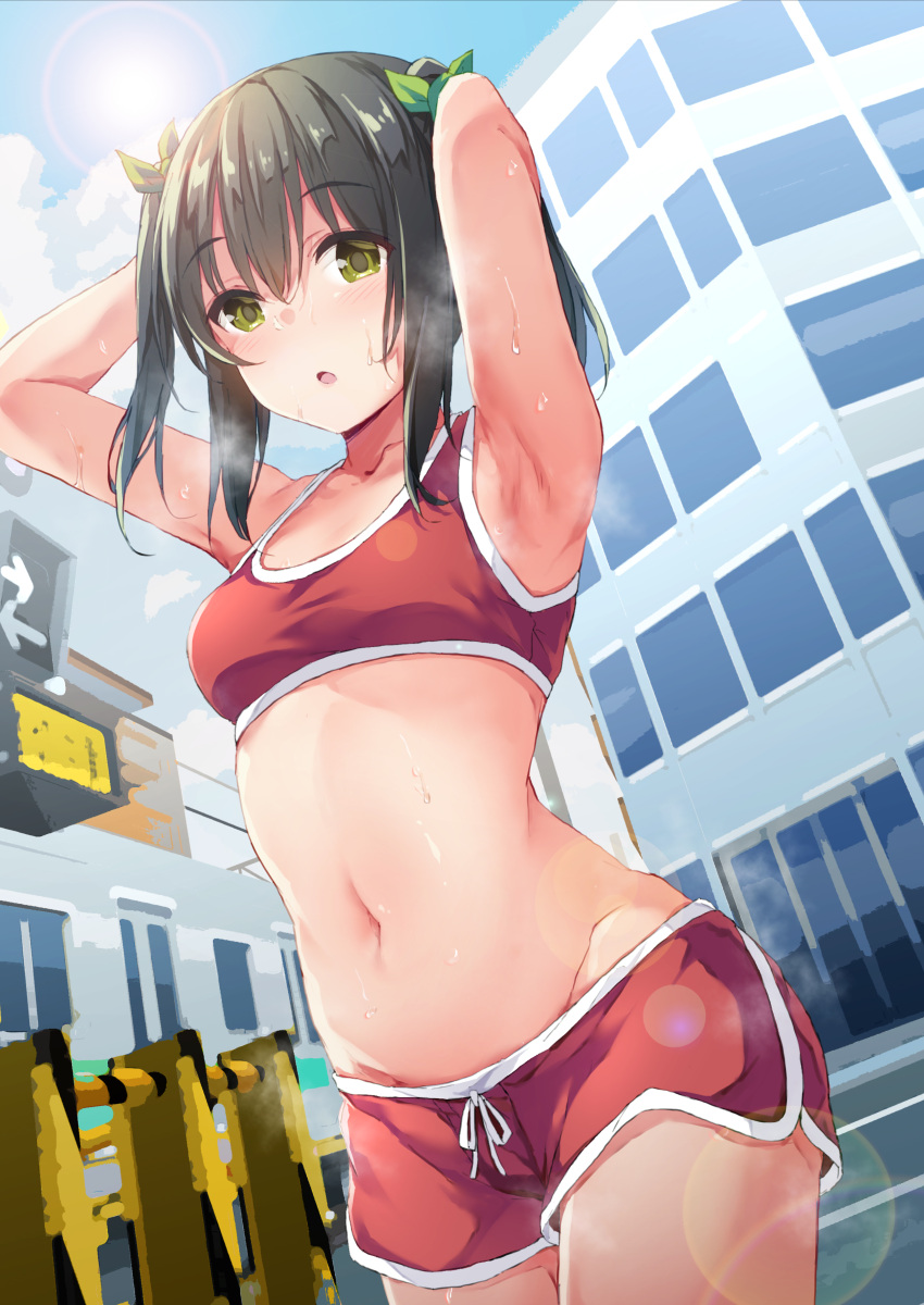 bra gym_uniform hitoi natsume_nae tagme