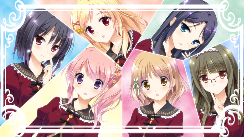 amatsuka_ryouka ensemble_(company) erihara_mitsuki game_cg group kadowaki_sakura kimishima_ao koishikawa_tamane komine_manami mahara_yuri sakura_mau_otome_no_rondo