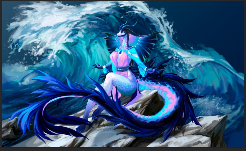 anthro clothed clothing female hisade hybrid sea solo water