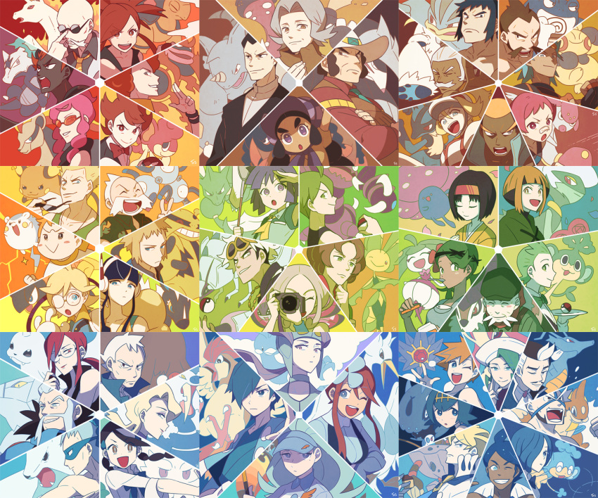 6+boys 6+girls :> :d ;d aaron_(pokemon) abomasnow afro ahoge alolan_marowak altaria avalugg bald barbaracle beak beartic bertha_(pokemon) bird black_hair black_jacket blaine_(pokemon) blonde_hair blue_feathers blue_hair blunt_bangs blush bonnet bounsweet bow bowtie brawly_(pokemon) brown_hair brown_scarf bruno_(pokemon) brycen_(pokemon) bugsy_(pokemon) burgh_(pokemon) butterfly_net camera candice_(pokemon) chili_(pokemon) chuck_(pokemon) cilan_(pokemon) clay_(pokemon) clemont_(pokemon) closed_eyes coat commentary crabrawler crasher_wake cress_(pokemon) dark-skinned_female dark-skinned_male dark_skin dewgong drapion electivire electricity elesa_(pokemon) erika_(pokemon) excadrill eye_mask facial_hair falkner_(pokemon) feathers fiery_hair fire flannery_(pokemon) flint_(pokemon) floating_hair floatzel fluffy gardenia_(pokemon) giovanni_(pokemon) glacia_(pokemon) gogoat golisopod green_hair green_headwear green_neckwear green_shirt grey_hair guzma_(pokemon) hair_ornament hair_over_one_eye hairband hala_(pokemon) hand_net hand_up hapu_(pokemon) hat headphones heliolisk high_collar highres hippowdon holding holding_camera horns horse jacket juan_(pokemon) kahili_(pokemon) kasumi_(pokemon) kiawe_(pokemon) kingdra korrina_(pokemon) lana_(pokemon) leavanny long_hair looking_at_viewer lorelei_(pokemon) lucario machamp magmortar magneton makuhita mallow_(pokemon) malva_(pokemon) marlon_(pokemon) marshal_(pokemon) maylene_(pokemon) medicham milotic moustache mouth_hold mudsdale multiple_boys multiple_girls old old_woman one_eye_closed open_mouth orange_hair panpour pansage pansear parted_bangs parted_lips pidgeotto piloswine pink_hair pokemon pokemon_(creature) pokemon_bw pokemon_bw2 pokemon_dppt pokemon_frlg pokemon_hgss pokemon_rse pokemon_sm pokemon_xy poliwrath ponytail pryce_(pokemon) purple_hair pyroar pyroar_(female) raichu ramos_(pokemon) rapidash red_bow red_bowtie red_hair rhydon roserade scarf scyther shirt short_hair sidelocks siebold_(pokemon) single_horn skyla_(pokemon) sleeveless sleeveless_shirt smile sophocles_(pokemon) ssalbulre starmie sunglasses surge_(pokemon) swanna togedemaru torkoal toucannon traditional_bowtie twintails vileplume viola_(pokemon) visor_cap vivillon vivillon_(meadow) volkner_(pokemon) w wallace_(pokemon) walrein wattson_(pokemon) white_feathers winona_(pokemon) wishiwashi wulfric_(pokemon) zebstrika