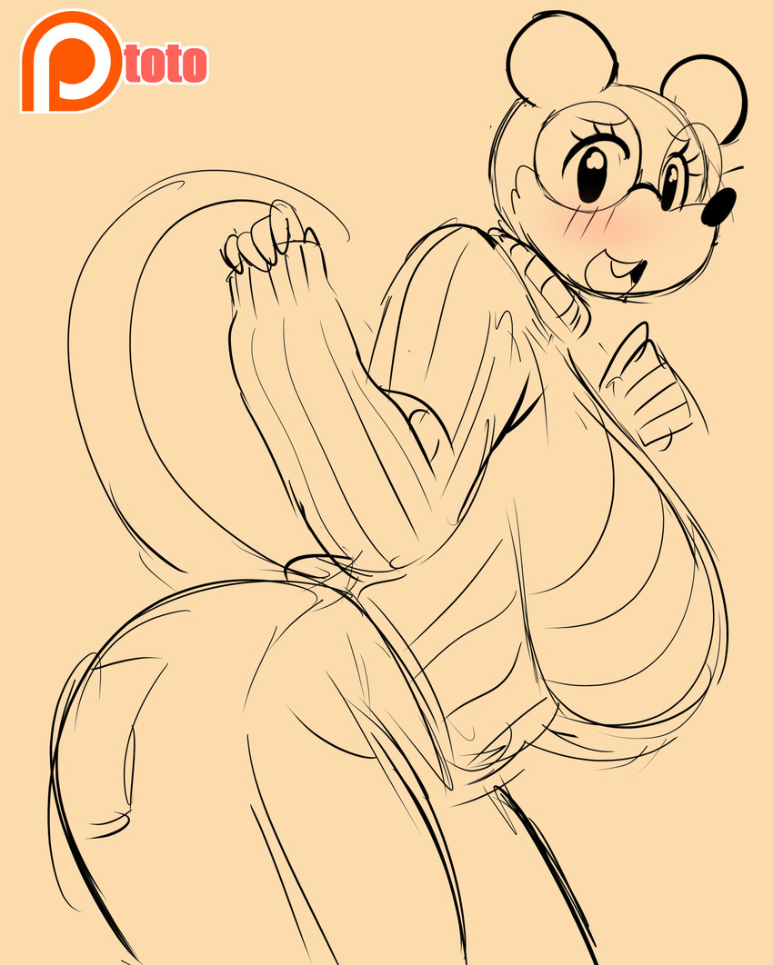 2016 anthro big_breasts breasts english_text female hi_res huge_breasts mammal mouse murid murine patreon patreon_logo patreon_username rodent solo text toto_draw website_logo