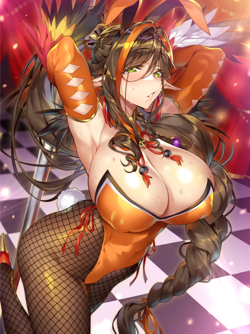 animal_ears bunny_ears bunny_girl deathball fishnets gan heels pantyhose tail