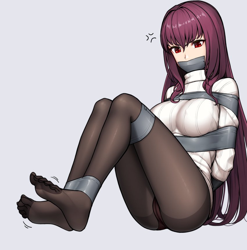 bondage fate/grand_order feet scathach_(fate/grand_order) tagme