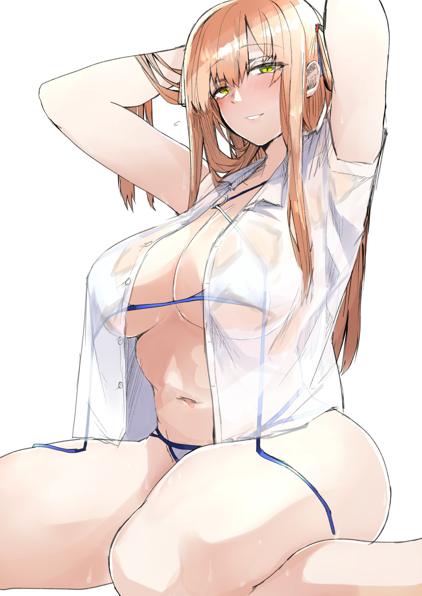 bikini girls_frontline kyoyakyo springfield_(girls_frontline) swimsuits