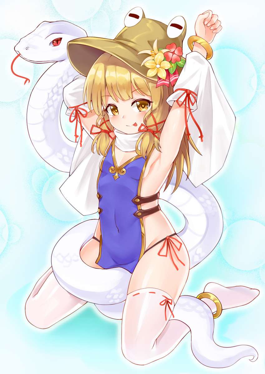 bushi_(1622035441) moriya_suwako tagme thighhighs touhou