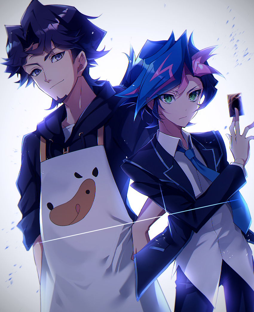 fujiki_yuusaku kusanagi_shouichi male seifuku yu-gi-oh! yugioh_vrains yuui1994