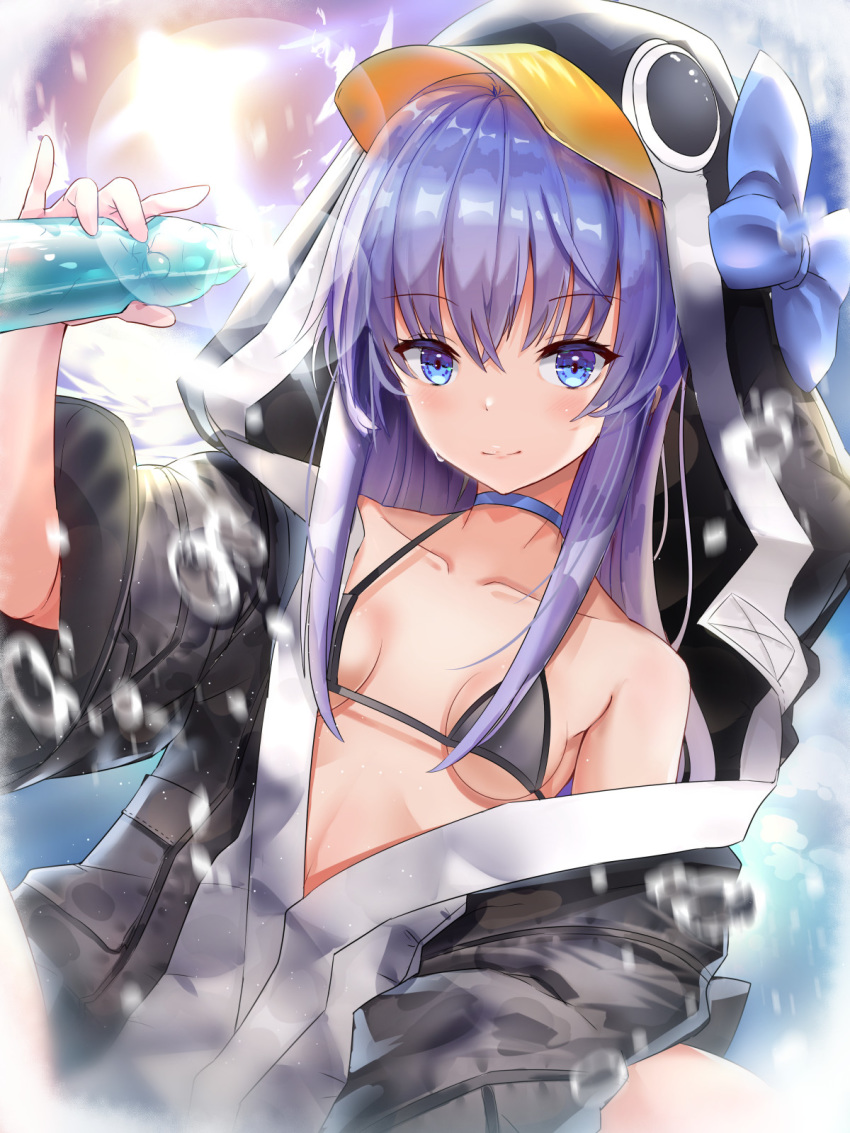 bikini fate/grand_order matsumura_(pixiv6147269) meltlilith open_shirt swimsuits