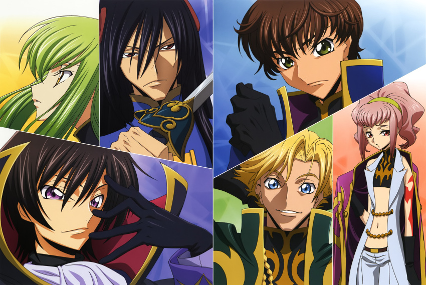 anya_alstreim c.c. code_geass gino_weinberg kogure_masahiro kururugi_suzaku lelouch_lamperouge li_xingke