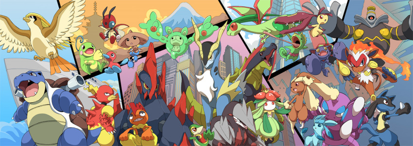 :d animal_nose annotation_request black_sclera blastoise brown_fur cannon cobalion colored_sclera commentary_request drapion dusknoir excadrill floating flygon full_body furry gigalith glaceon gliscor haxorus hitmontop infernape kecleon ledian lilligant lopunny lucario magmar magyo mawile open_mouth photoshop_(medium) pidgeot pokemon pokemon_(creature) politoed porygon2 reuniclus scrafty shell smile snivy