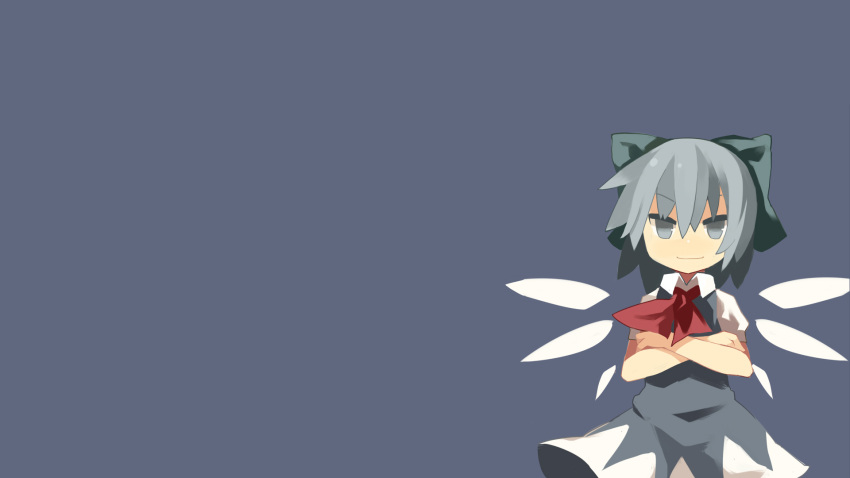 blue_hair cirno govurin photoshop short_hair touhou