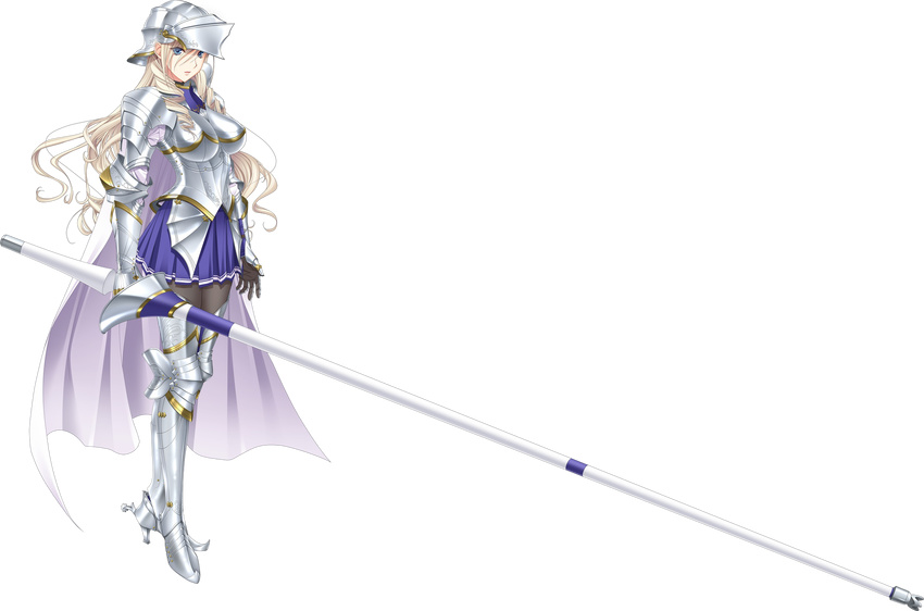 armor celia_cumani_aintree heels komori_kei pantyhose ricotta seifuku transparent_png walkure_romanze weapon