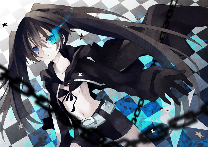 bikini_top black_rock_shooter_ black_rock_shooter_(character) hanepochi vocaloid