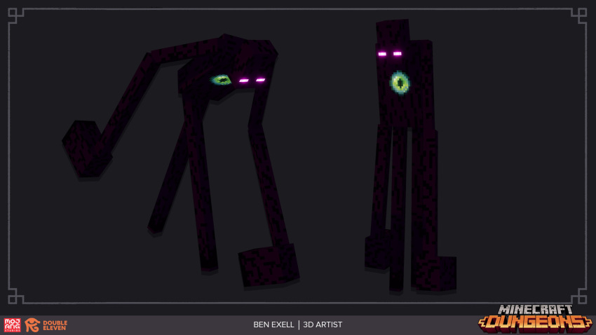 16:9 3d_(artwork) ambiguous_gender artist_name ben_exell big_hands big_head black_body black_skin company crouching digital_media_(artwork) ender_eye enderman endersent glowing glowing_eyes grey_background hi_res humanoid logo long_arms long_legs microsoft minecraft minecraft_dungeons model_sheet mojang monster monstrous_humanoid narrow_hips not_furry nude official_art pink_eyes pink_sclera pupils simple_background solo standing thin_calves thin_legs thin_thighs white_pupils widescreen xbox_game_studios